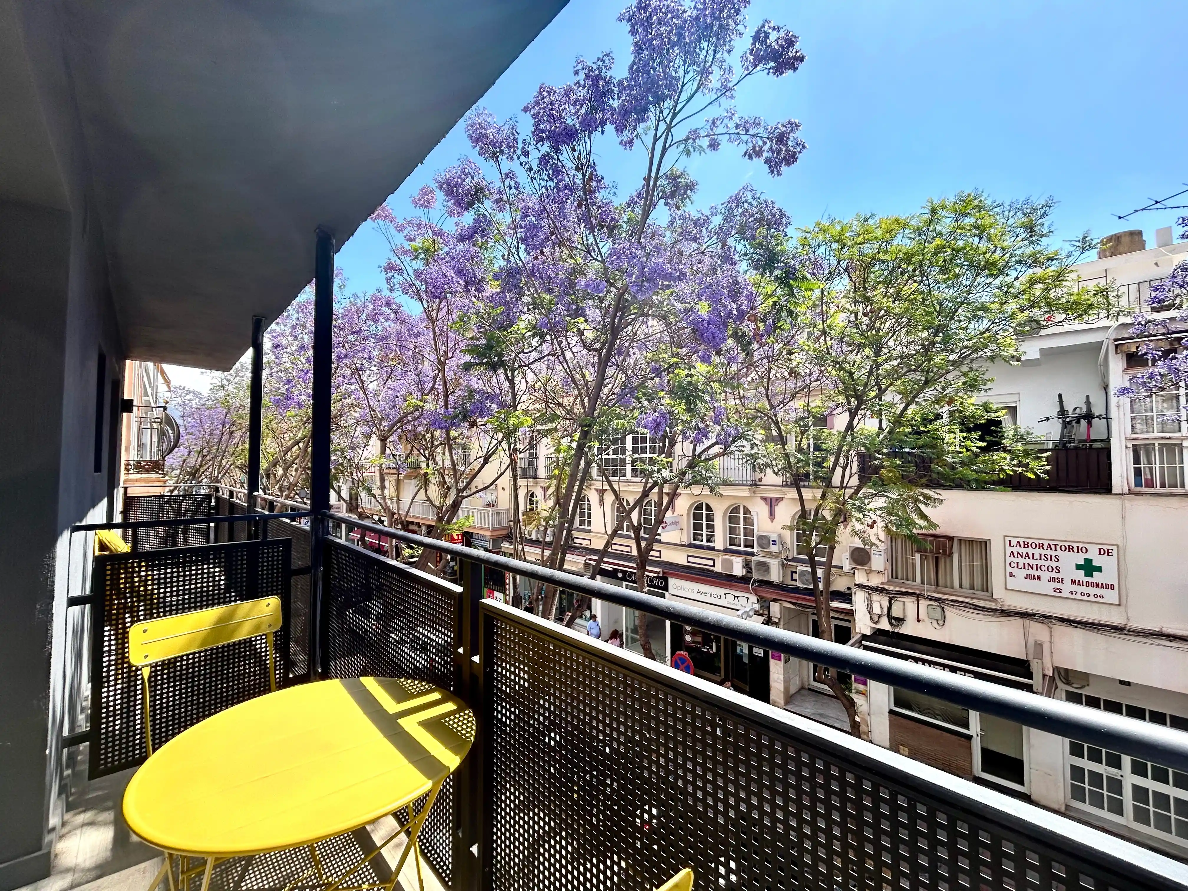 Terraza y vistas en el centro de Fuengirola